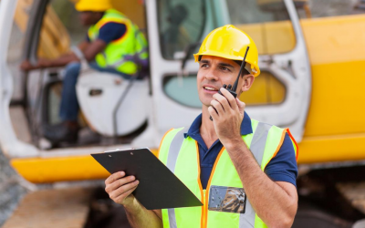 Gros plan sur les talkie walkie a destination des professionnels.