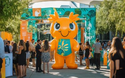 Boostez votre visibilité événementielle avec une mascotte gonflable personnalisée