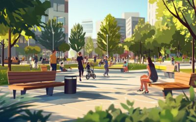 Aménagement d’espaces publics : optimiser l’utilisation de mobilier urbain fonctionnel et durable