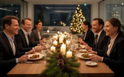 Nos idées de repas de Noël en entreprise pour un moment unique avec vos collaborateurs : animations et jeux festifs au programme