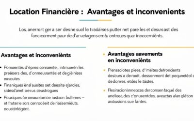 Location financière : avantages et inconvénients par rapport au crédit classique pour l&rsquo;acquisition de matériel